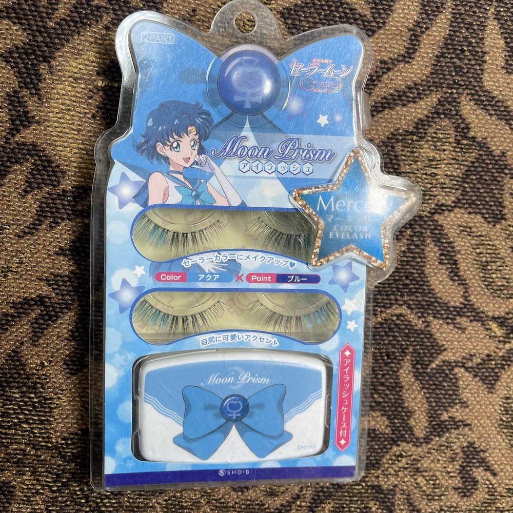 Sailor Moon - Sailor Mercury Blue Color Eyelashes With Case